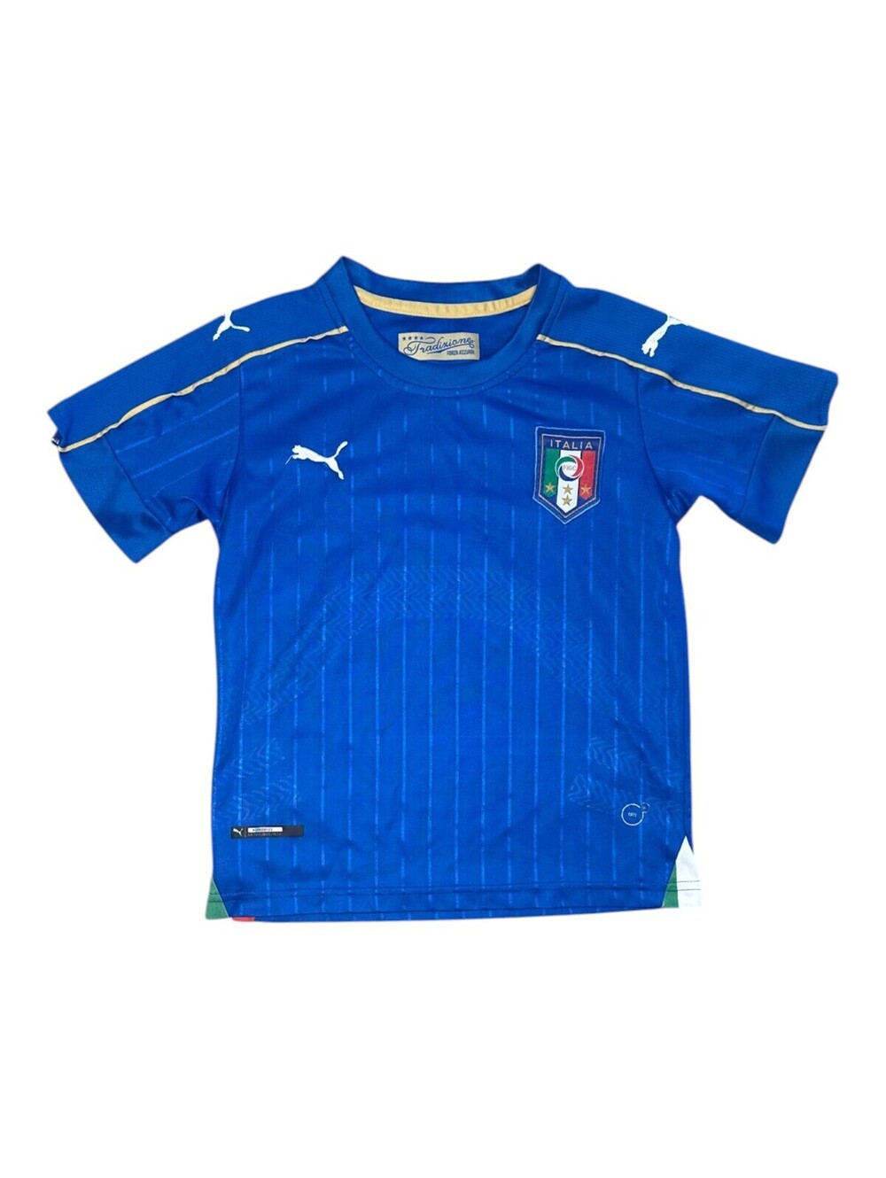 Puma Kid M Italy Blue Soccer Jersey
